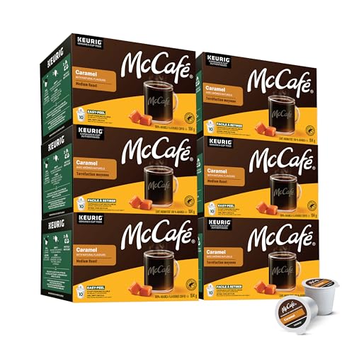 McCafe, Caramel, Medium Roast, Coffee, 60 Count