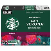 Starbucks, Café Verona, Dark Roast, Coffee, 24 Count