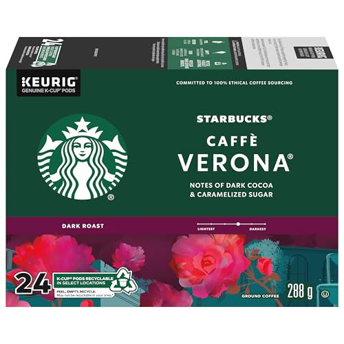 Starbucks, Café Verona, Dark Roast, Coffee, 24 Count