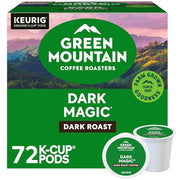 Green Mountain Coffee Roasters, Dark Magic, Dark Roast, Beans, 72.0 Count