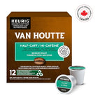 Van Houtte, Half Caff, Medium Roast, K-Cup Pods, 72 Count