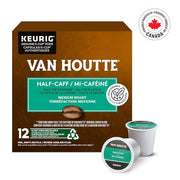 Van Houtte, Half Caff, Medium Roast, K-Cup Pods, 72 Count