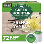 Green Mountain Coffee Roasters, French Vanilla, Light Roast, Coffee, 72.0 Count