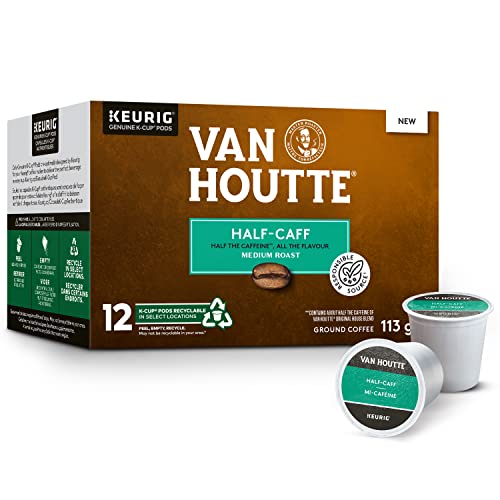 Van Houtte, Half Caff, Medium Roast, K-Cup Pods, 72 Count