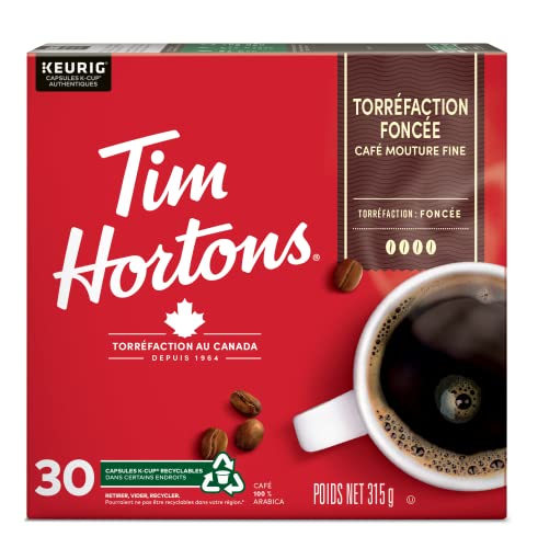 Tim Hortons, Dark Roast, Dark Roast, Coffee, 30 Count