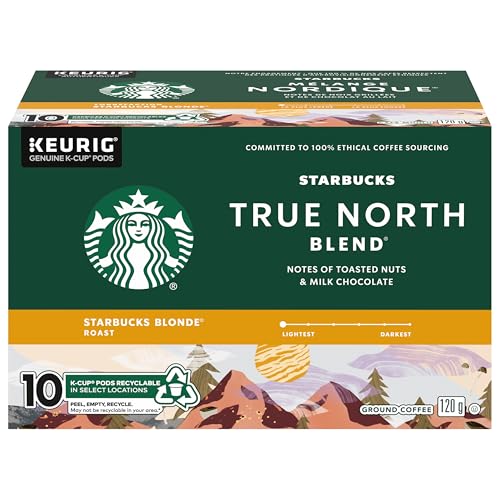 Starbucks, True North, Light Roast, Coffee, 10 Count