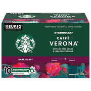 Starbucks, Verona, Dark Roast, Coffee, 10 Count