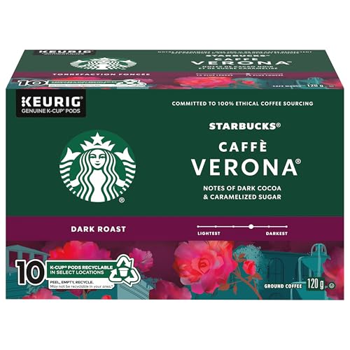 Starbucks, Café Verona, Dark Roast, K-Cup Pods, 60 Count