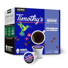 TIMOTHY'S, Colombian La Vereda, Medium Roast, K-Cup Pods, 30 Count