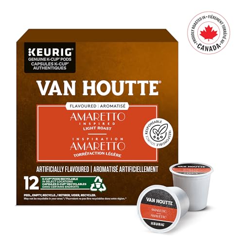 Van Houtte, Amaretto, Light Roast, K-Cup Pods, 12 Count
