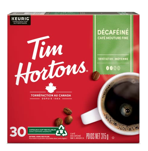 Tim Hortons, Decaf, Medium Roast, Coffee, 30 Count