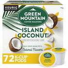 Green Mountain Coffee Roasters, Island Coconut, Light Roast, Coffee, 72.0 Count
