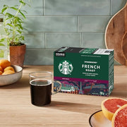 Starbucks, French Roast, Dark Roast, K-Cup Pods, 10 Count
