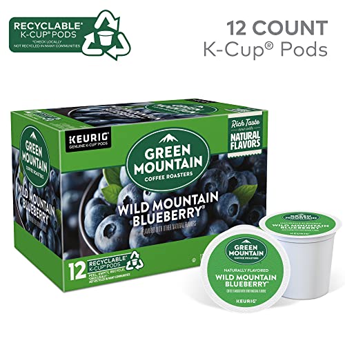 Green Mountain Coffee Roasters, Wild Mountain Blueberry, Light Roast, K-Cup Pods, 72.0 Count