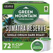 Green Mountain Coffee Roasters, Sumatra Reserve, Dark Roast, Coffee, 72.0 Count