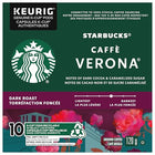 Starbucks, Café Verona, Dark Roast, K-Cup Pods, 10 Count