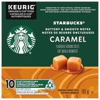 Starbucks, Caramel, Medium Roast, K-Cup Pods, 10 Count