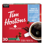 Tim Hortons, French Vanilla, Medium Roast, Coffee, 30 Count