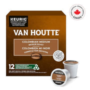 Van Houtte, Colombian Medium, Medium Roast, K-Cup Pods, 12 Count