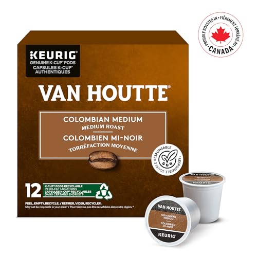 Van Houtte, Colombian Medium, Medium Roast, K-Cup Pods, 12 Count