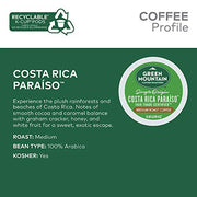Green Mountain Coffee Roasters, Costa Rica Paraiso, Medium Roast, K-Cup Pods, 72.0 Count