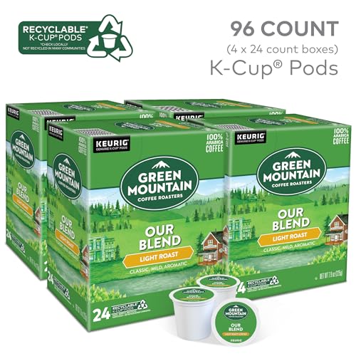 Green Mountain Coffee Roasters, Our Blend, Light Roast, Beans, 96.0 Count