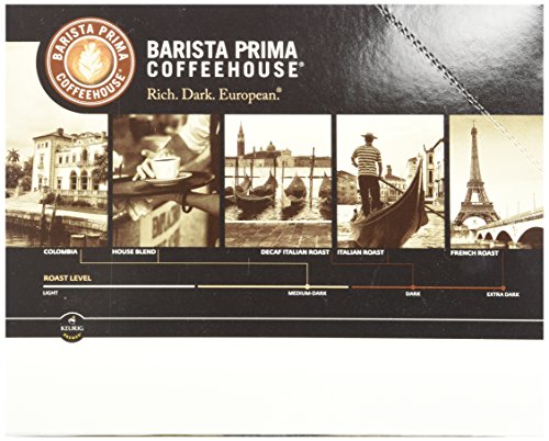 BARISTA PRIMA, Decaf Italian roast, Dark Roast, K-Cup Pods, 24 Count
