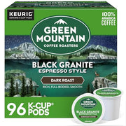 Green Mountain Coffee Roasters, Black Granite, Dark Roast, Beans, 96.0 Count