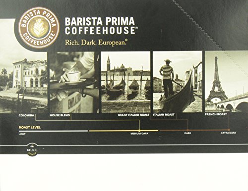 BARISTA PRIMA, Decaf Italian roast, Dark Roast, K-Cup Pods, 24 Count