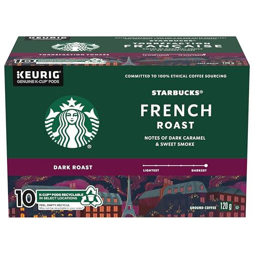 Starbucks, French Roast, Dark Roast, Coffee, 10 Count