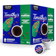 TIMOTHY'S, Rainforest Espresso, Medium Roast, K-Cup Pods, 48 Count