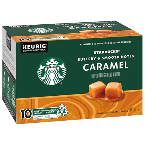 Starbucks, Caramel, Medium Roast, K-Cup Pods, 60 Count