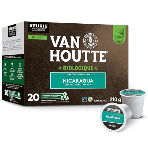 Van Houtte, Nicaragua, Medium Roast, K-Cup Pods, 20 Count