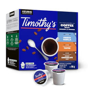 TIMOTHY'S, The Flavoured Coffee, Dark Roast, K-Cup Pods, 30 Count
