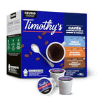 TIMOTHY'S, The Flavoured Coffee, Dark Roast, K-Cup Pods, 30 Count