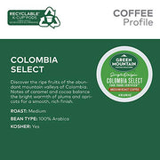 Green Mountain Coffee Roasters, Colombia Select, Medium Roast, K-Cup Pods, 72.0 Count
