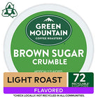 Green Mountain Coffee Roasters, Brown Sugar Crumble, Light Roast, K-Cup Pods, 72.0 Count