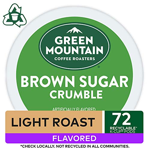 Green Mountain Coffee Roasters, Brown Sugar Crumble, Light Roast, K-Cup Pods, 72.0 Count