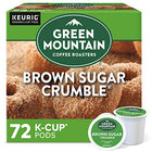 Green Mountain Coffee Roasters, Brown Sugar Crumble, Light Roast, Coffee, 72.0 Count
