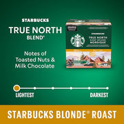 Starbucks, True North Blend, Light Roast, K-Cup Pods, 44 Count