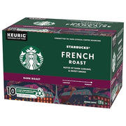 Starbucks, French Roast, Dark Roast, K-Cup Pods, 60 Count