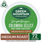 Green Mountain Coffee Roasters, Colombia Select, Medium Roast, K-Cup Pods, 72.0 Count