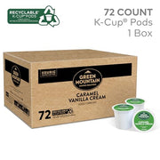 Green Mountain Coffee Roasters, Caramel Vanilla Cream, Light Roast, K-Cup Pods, 72.0 Count