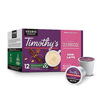 TIMOTHY'S, Chai Latte, Medium Roast, K-Cup Pods, 12 Count