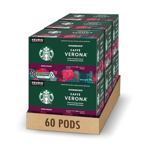 Starbucks, Dark Roast, Dark Roast, Coffee, 60 Count