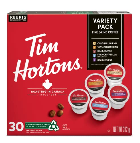 Tim Hortons, Variety, Dark Roast, Coffee, 30 Count