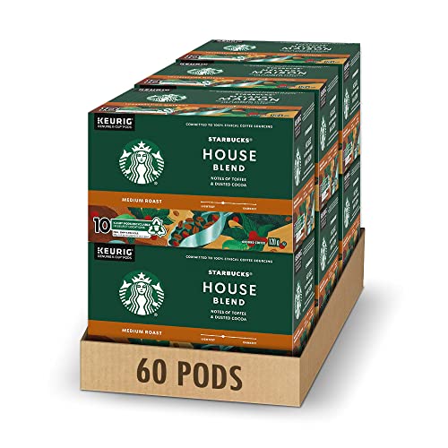 Starbucks, House Blend, Medium Roast, Coffee, 60 Count