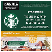 Starbucks, True North, Light Roast, K-Cup Pods, 60 Count