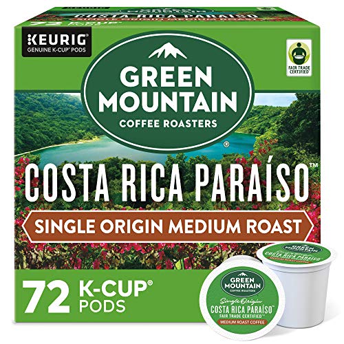 Green Mountain Coffee Roasters, Costa Rica Paraiso, Medium Roast, Coffee, 72.0 Count